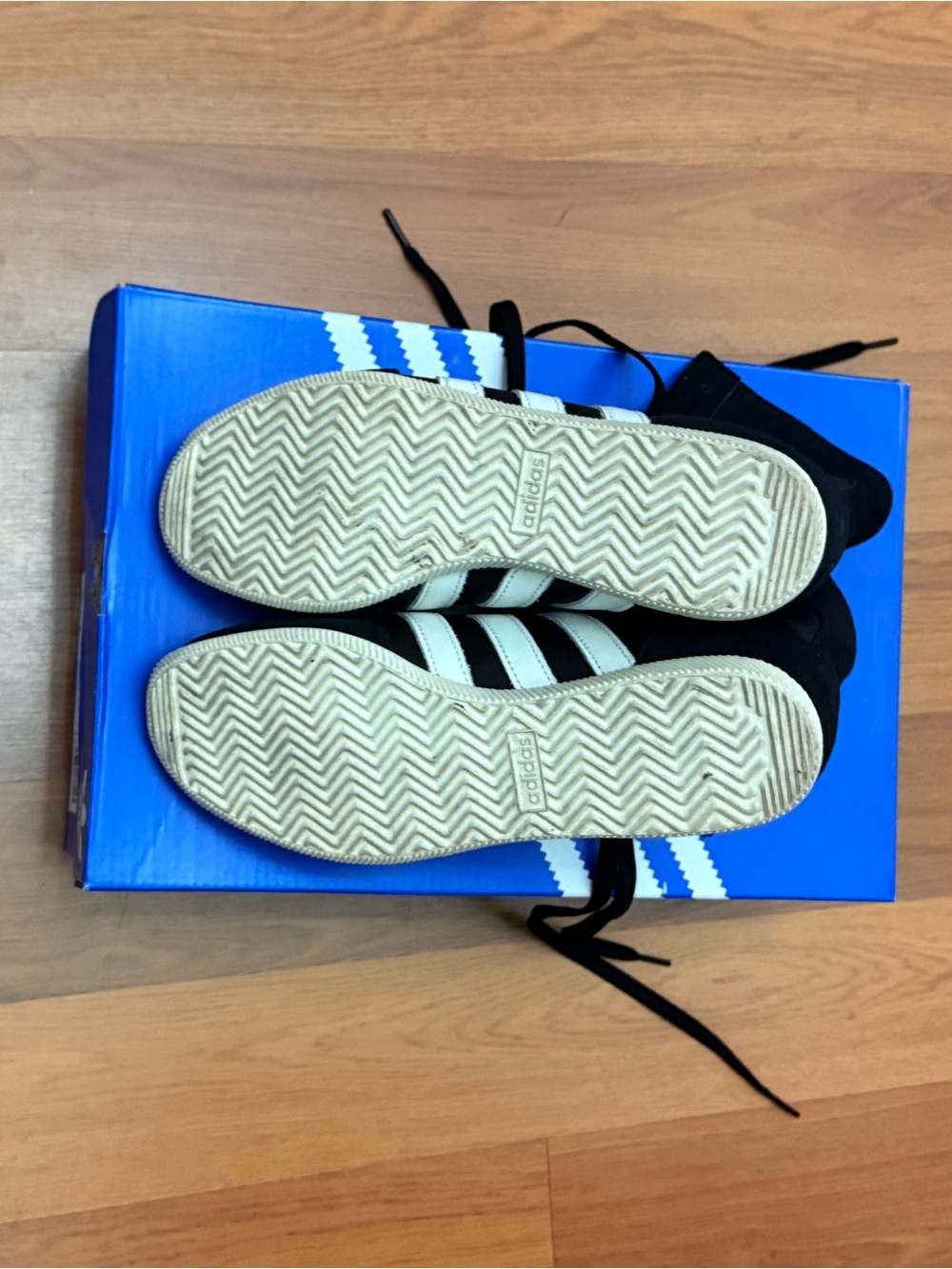 adidas Japan Hi-Top Sneakers - Black/White - Picture 5 of 6